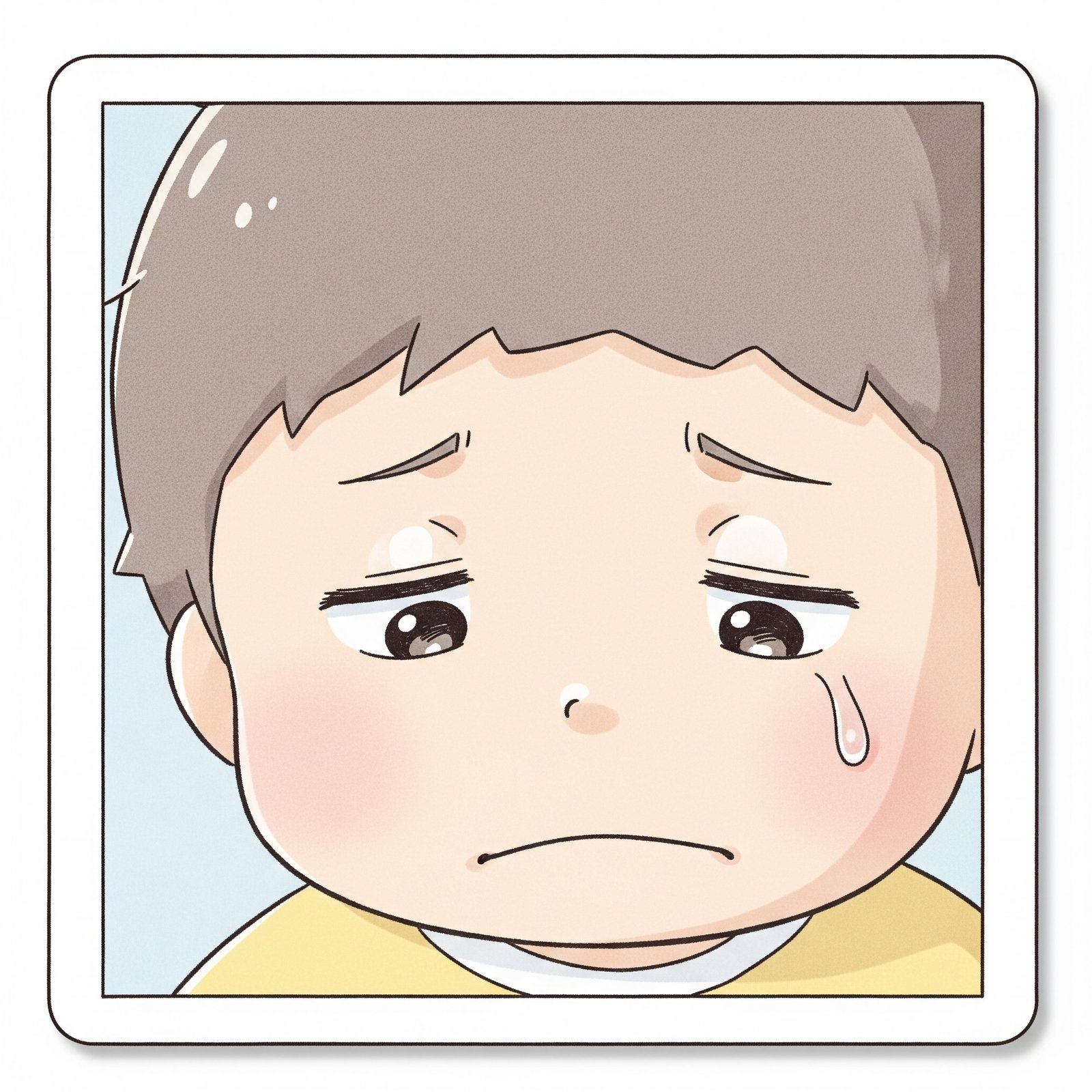 Carta de emoção: Tristeza